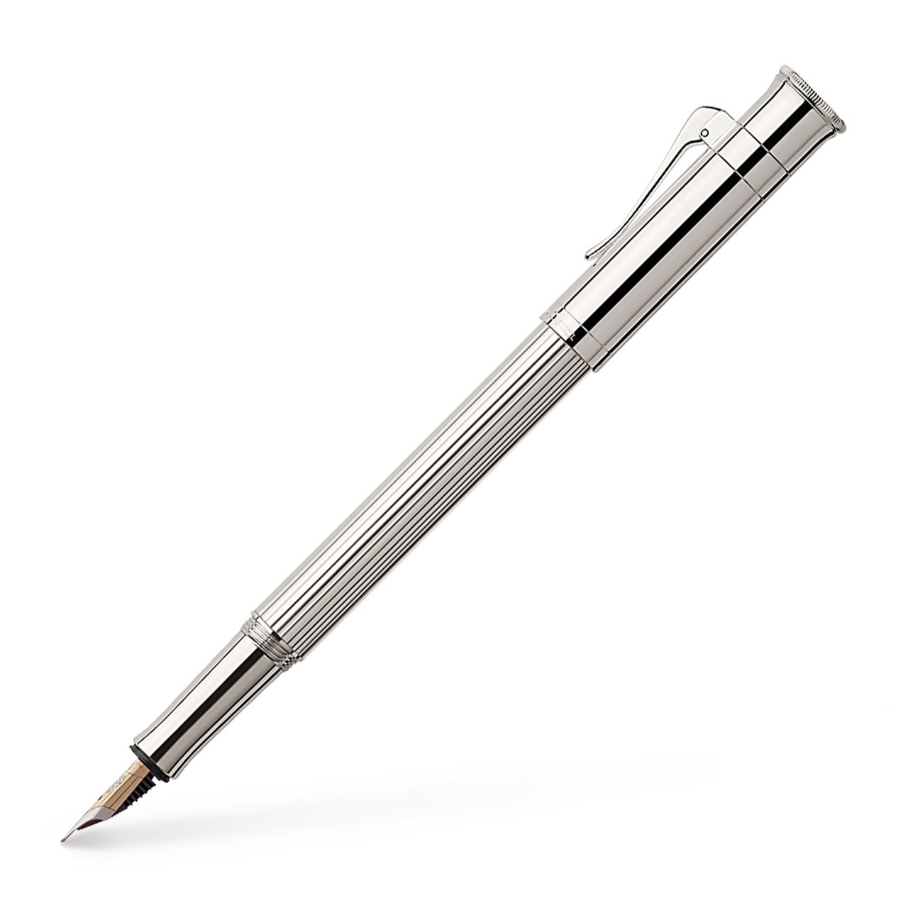 Graf-von-Faber-Castell - Fountain pen Classic platinum-plated B