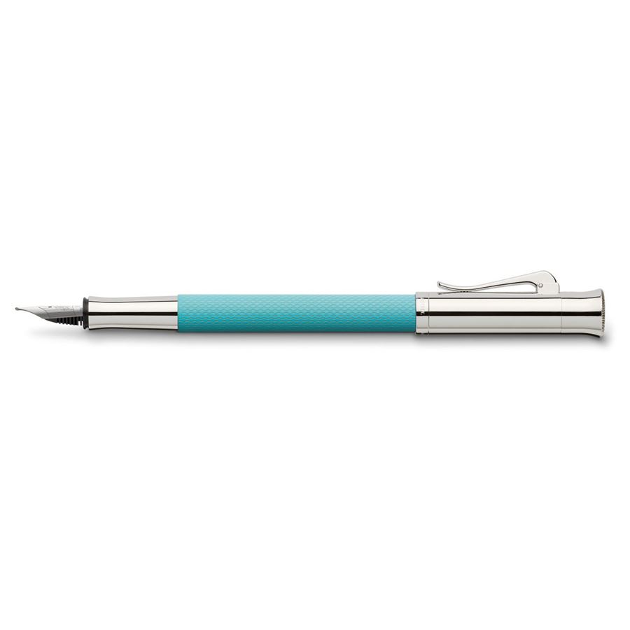 Graf-von-Faber-Castell - Fountain pen Guilloche Turquoise M