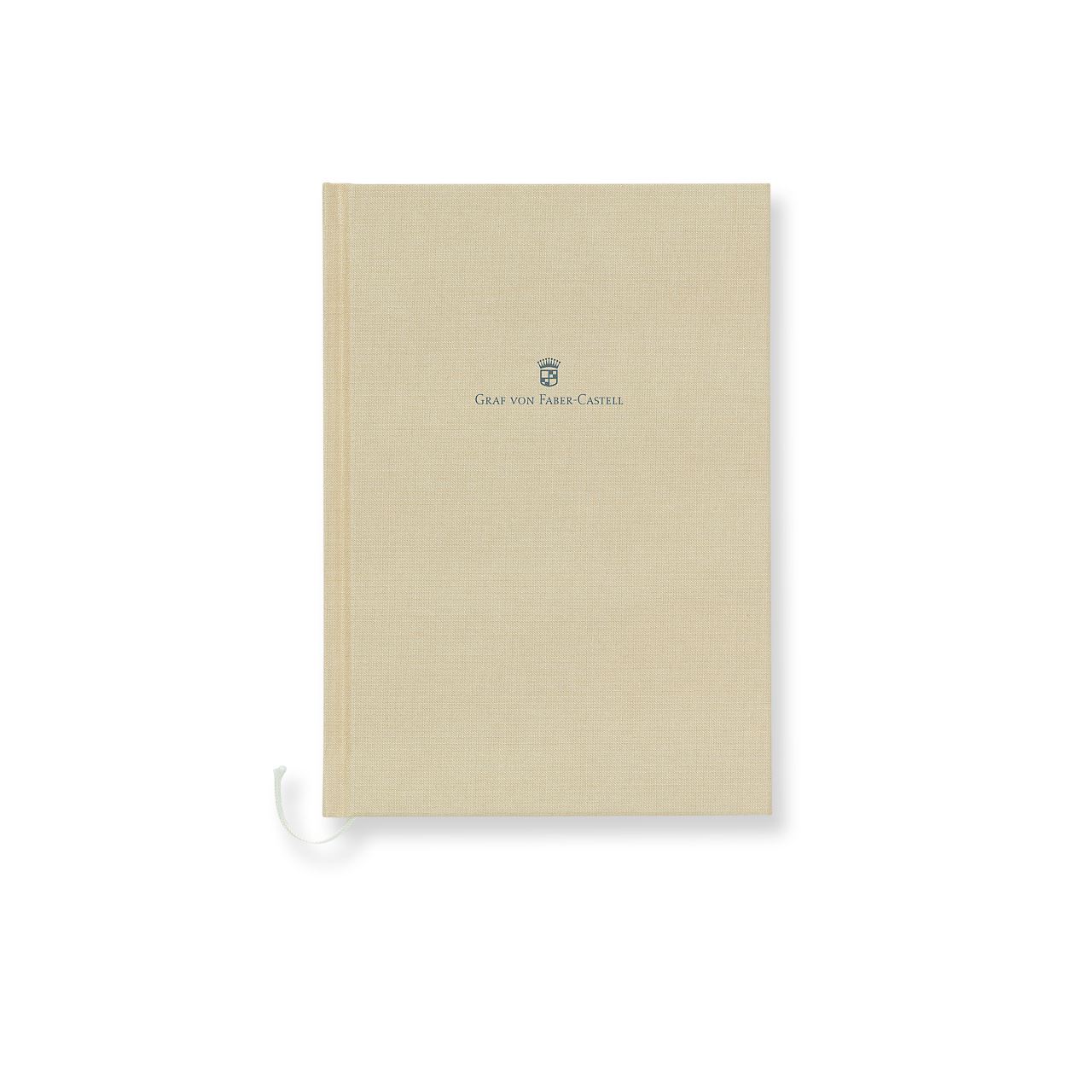 Graf-von-Faber-Castell - Linen-bound book A5 Golden Brown