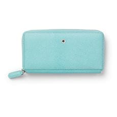 Graf-von-Faber-Castell - Ladies purse Epsom with zipper, Turquoise
