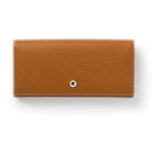 Graf-von-Faber-Castell - Ladies' purse with press fastener, Cognac