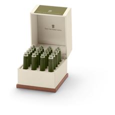 Graf-von-Faber-Castell - 20 ink cartridges, Olive Green