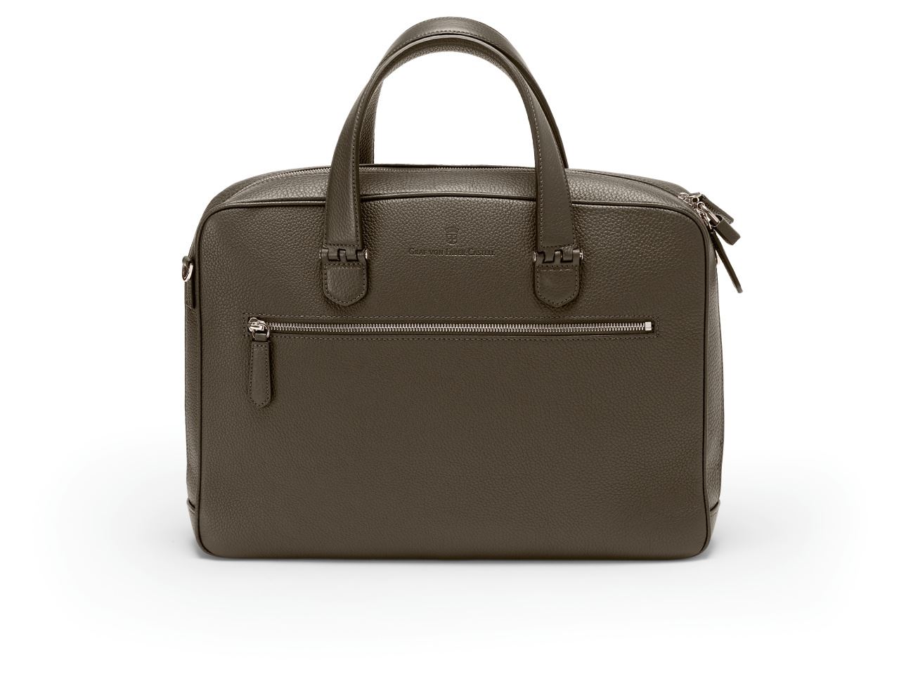 Graf-von-Faber-Castell - Briefcase Cashmere with one compartment, Dark Brown